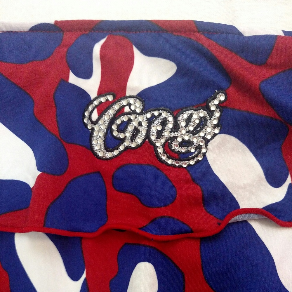 🐝COOGI PARTY DRESS SIZE 2X COLORFUL LEOPARD PRINT - Picture 5 of 8